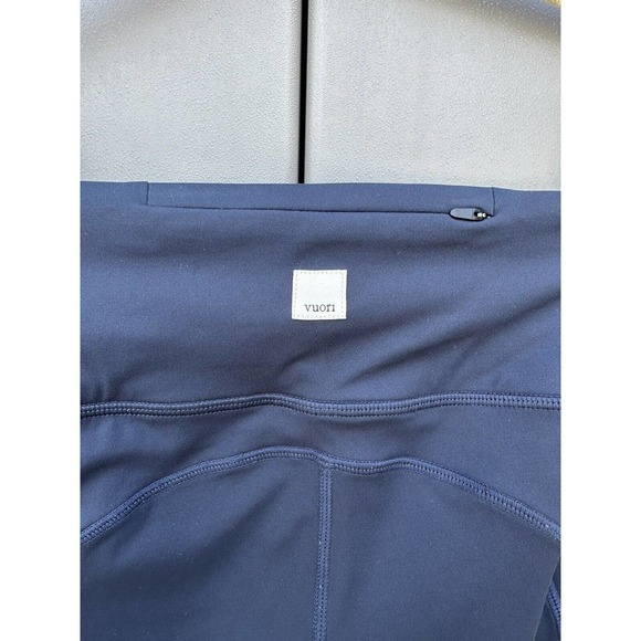 Vuori Women Ink Stride Performance Leggings 7/8 Length Stretch Side Pockets Sz S - Picture 9 of 11